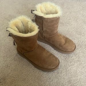 UGG Boots with bows. Size 7.